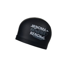레노마수영복 renomaswim 용품 성인 웨이브 텍스트 PU 수모 블랙 RO-RC2F003-BK Q_413, BK(블랙), F