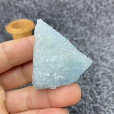 광물 표본 상자 천연 아쿠아마린 크리스탈 아우라 를 위한 불규칙한 오리지널 스톤 홈 장식 미네랄 장식품, 옵션13) 12 48g