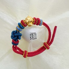 儒家寶寶 純金9999 生肖抱福系列 Q版寶寶黃金手繩 彌月禮