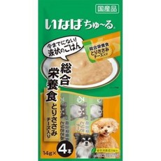 INABA CIAO 汪啾嚕狗肉泥 14g x 4入/包 (日本製), 詳見包裝, 雞肉起司, 詳見包裝