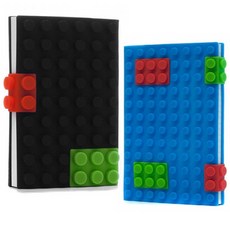 블럭 떼었다붙였다 노트북수첩 아이디어 메모장 노트, 파랑