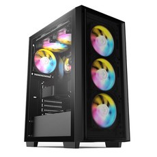 조립PC 고사양 게임용 데스크탑 롤 배그 발로란트 게이밍 사무용 컴퓨터, 19번 9400F+2060+16G+사은품제외, 블랙, 250GB, 16GB, WIN11 Home, 9400