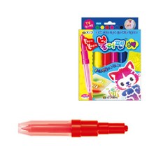 WSstore 지구화학 불어펜 6색 스텐실 도안 불어펜6색, 1세트