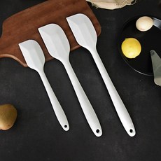 一體成型加長矽膠刮刀，耐高溫不傷鍋，多功能烹飪刮鏟, 1個, 長39.7cm(帶凸台)【4P52】