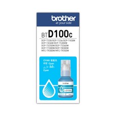 브라더 잉크 5000p BTD100C, 시안, 1개