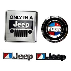 오리지널 스티커 이쁜 자동차 엠블럼 뱃지 더 용품 클래식, 02.지프 클래식 오리지널