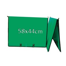 코르크 게시판 일정표 찍찍이보드판 삼각자료판 58X44cm 초록, 본상품