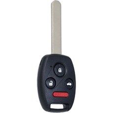 자동차 키포브 교체 키리스 엔트리 리모트 KR55WK49308 혼다 어코드 세단 2008 2009 2010 2011 2012 | 파일럿 2013 2014 2015 4버튼 433