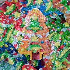 【粿女兒商行】聖誕節造型糖果棉花糖 (聖誕樹/恐龍/眼球/冰淇淋), 1個, 聖誕樹造型軟糖