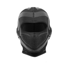 【NLS 防風保暖】保暖頭套 防寒面罩 騎行面罩 自行車脖圍套 機車口罩 防風帽 圍脖 頭套 頭罩 運動頭巾 運動頭套, 防風保暖頭套(短款), 黑灰色