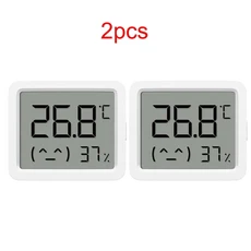 2025 샤오미 미지아 스마트 온습도 센서 3 미니 블루투스 전자 디지털 홈 앱용, 01 China Mainland, 03 2pcs