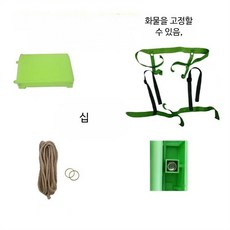 휴대용 농장 의자 다기능 온실용 정원용 딸기밭 특수 농업용 편리한 가드닝 의자 트위스트 버클 모델, 1개