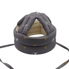 寶寶防摔帽 嬰幼兒頭部保護墊, 星空灰, 1個