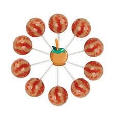 10개입. 카라멜 애플 롤리팝 봉지 (카라멜 애플) 10ct. Caramel Apple Lollipop Bag (Caramel Apple), 캐러멜 사과, 1개