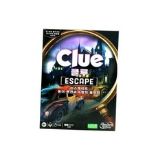 해즈브로게이밍 클루 이스케이프 튜더 맨션과 여섯명의 용의자 보드게임, MIXED(믹스), 1개