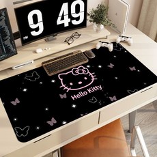 블랙 헬로키티 Kitty 마우스 패드 40x80cm, 1개, C