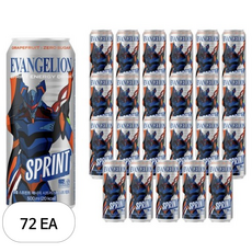 클룹 스프린트 시트러스 버스트 제로 에너지드링크, 500ml, 72개입