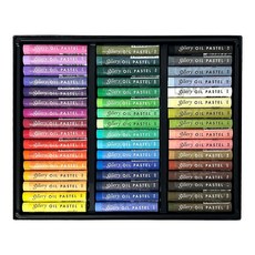 소프트 오일파스텔 48컬러 세트 전문가용 전문가용 매술 미술 그림 용품 드로잉 재료 화방 스케치 dew+566Uq