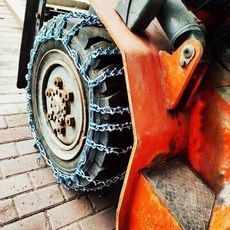 중장비 스노우체인 쇠사슬 지게차 미끄럼 7 50 10 안전 포크레인 농기계 눈길 체인, 28X9 15 특수 암호화 두 줄, 1개