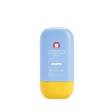 응급처치 뷰티 - 콜로이드 오트밀로 자외선 차단제 우유에 수분 공급 넓은 스펙트럼 SPF 45 논코메도제닉 포뮬러가 유기농 필터와 글리세린으로 피부 영양 24시간 1.7온스, 응급처치 뷰티 - 콜로이드 오트밀로 자외선 차단제 우유, 1개