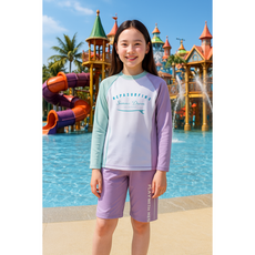 네파 키즈래쉬가드 여아 초등학생 민트 150 12세 13세