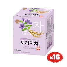 송원 도라지차, 800mg, 40개입, 16개