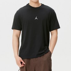 조던 나이키 남성용 여름 심플한 디자인 반소매 티셔츠 IB6758-010