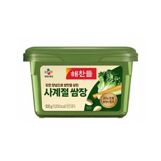 (실온)[해찬들]사계절쌈장(P), 500g, 3개