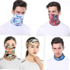 등산 낚시 여름 목토시 캠핑 쿨 넥워머 자외선차단, 스카이블루