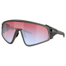 OAKLEY Latch Panel運動太陽眼鏡 OO9404-1235, 1個, 霧面煙灰色/棱鏡雪藍寶石鏡片