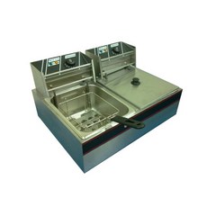 $電力式16公升雙爐雙槽油炸機 電炸爐