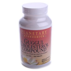 Planetary Ayurvedics Guggul 膽固醇化合物 375 毫克片劑, 180顆, 1罐
