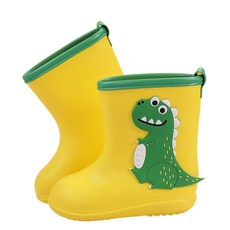 WeatherFairy 兒童恐龍圖案EVA雨靴