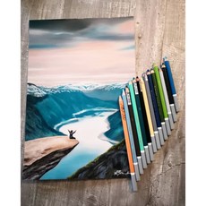 (快速出貨) 德國STABILO天鵝 思筆樂 CarbOthello系列 水性粉彩鉛筆 鐵盒裝60色-1460贈精美小禮, 1個