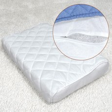 분리세탁 진드기no 잠잘오는 수면 베개 잠이편한베개 추천 단잠 시원한베개, 에어메쉬 베개 화이트