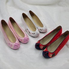 여자한복신발 전통 성인 여성 자수 꽃신 혼주 신발 SB003I