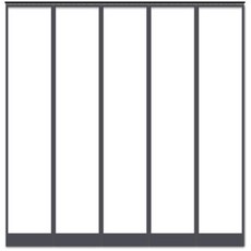 방수커튼 투명 비닐커튼 에어컨 방풍 파티션, AB. 한 장으로 가로 03미터 세로 2미터입니다, A. 회색 가장자리 20mm 두께균형추 제외