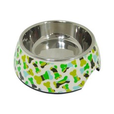 멜라민보울(M)그린본 애견식기 개밥그릇 강아지사료그yh.9+7MgN