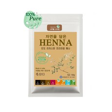 자연을 담은 모단디 천연헤나 새치염색 헤나염색 파우더, 내추럴브라운(천연100%), 100g, 1개
