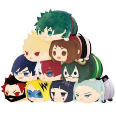 我的英雄學院 僕のヒーローアカデミア Vol.3 綠谷 爆豪 轟焦凍 趴趴 趴娃 蟲娃 糰子 趴趴公仔 吊飾, 1個, 反派(Nine),1+1組合(娃+衣著款式備註.顏色隨機)