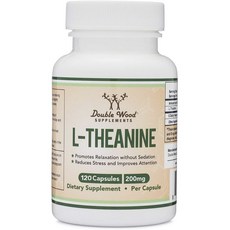더블우드 L-테아닌 200mg 캡슐, 120개입, 1개, 120정