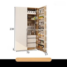 초이강 김치냉장고장팬트리 선반 냉장고형 빌트인, 기본 모델명/품번, B 70cm 60cm 230cm