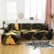 소파 커버 탄성 소파 슬립 커버 Chaise Longue 단면 코너 소파 커버 케이스 가구 1/2/3/4 Seater Housse Canapé, [04] 4-Seat 235-300cm 1PC, 색상 16, 1개
