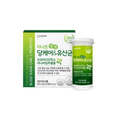 더나은 생생 당케어유산균 프로바이오틱스 바나바잎추출물, 2개, 30정