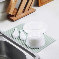 드라잉패드 실리콘 식기매트 주방 드라잉매트 30cm