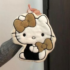 산리오 핸드 타월 창의적이고 애니메이션 주변 상품 걸이형 빠른 건조 흡수, 1개, 색상: 1. Hello Kitty-A