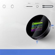 외장 SSD 케이스 M.2 15w USB-C 인클로저, 마그네틱 모델 - 무광블랙 100W 마그네틱 스마트, 1GB