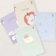 펜피아 800 초등 제본 6칸국어 노트 1세트 10권, 1개, 랜덤(10권동일디자인)