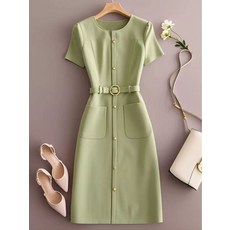 초록색 여성 드레스 하객룩 겨울 패션 미니 롱 스타일 단아한 20대여성 캐주얼한 착용감