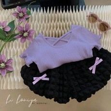 女童夏裝套裝 韓版花苞褲甜美兩件套